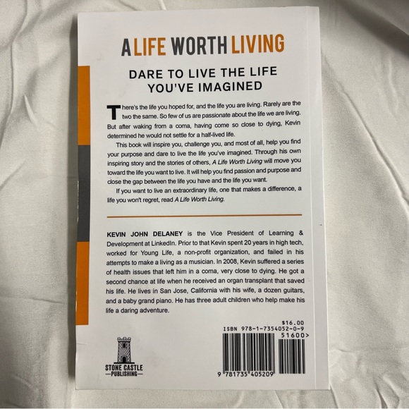 Kevin John Delaney *A Life Worth Living* SelfHelp Finding Purpose• BUY 2 GET 1 - Picture 4 of 10